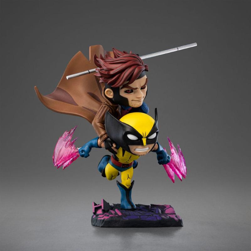 X-Men 97 Mini Co. PVC Figure Gambit and Wolverine 23 cm