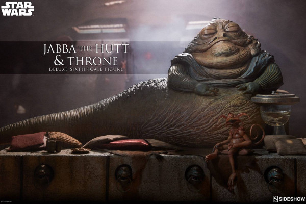 Star Wars Episode VI Action Figure 1/6 Jabba the Hutt & Throne Deluxe 34 cm 1