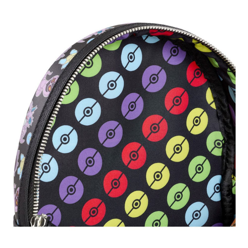Pokémon by Loungefly Mini Backpack Multi Character All Over Print 3