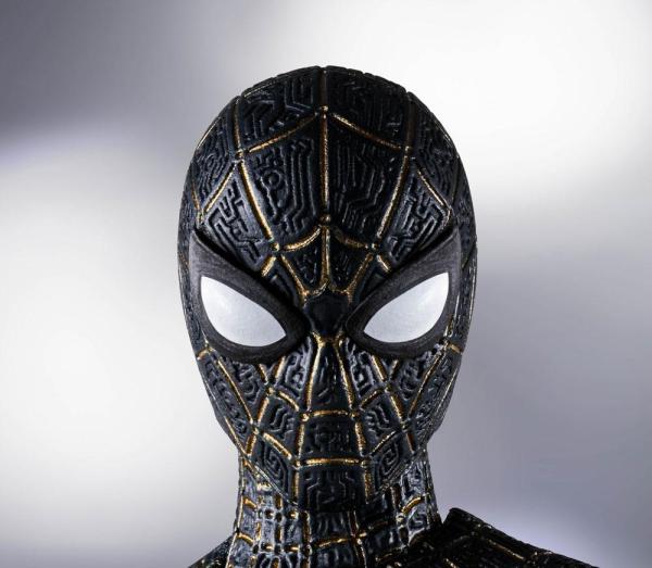 Spider-Man: No Way Home S.H. Figuarts Action Figure Spider-Man Black & Gold Suit (Special Set) 15 cm