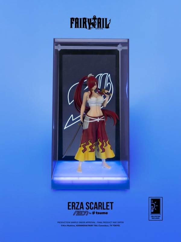 Fairy Tail Neon Figure 1/9 Erza Scarlet 25 cm 2