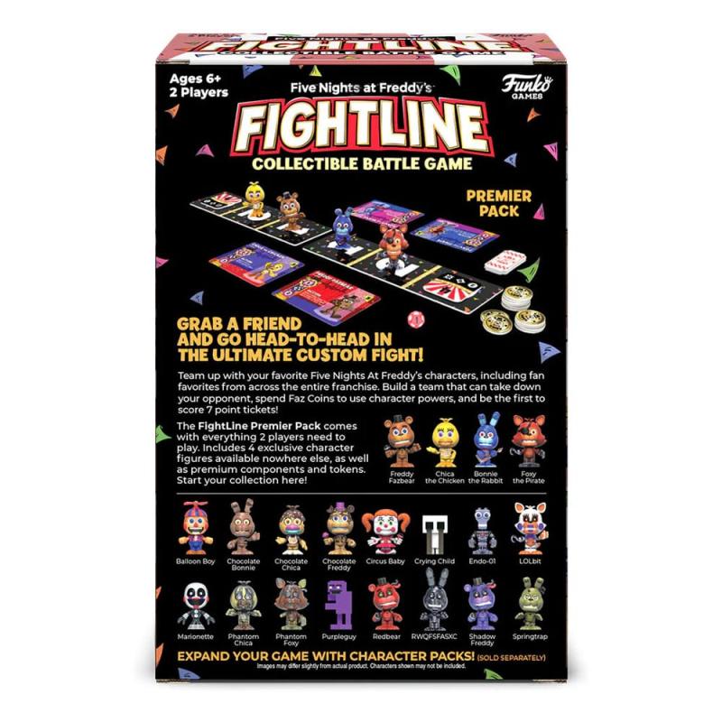 Five Nights at Freddy's Collectable Battle Game Card Game Fightline Premier Set