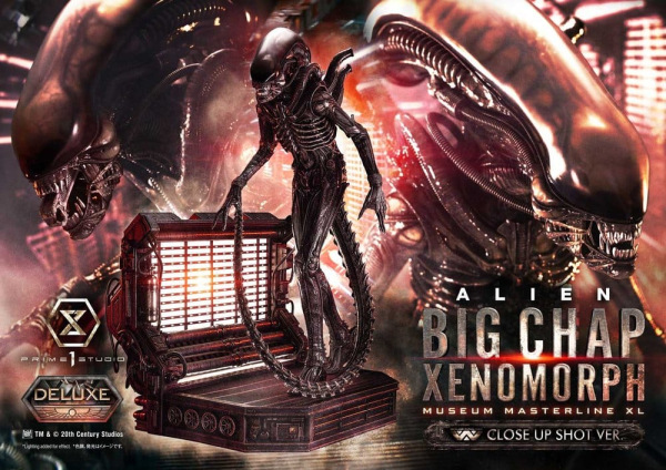 Alien (Film) Museum Masterline XL Statue 1/3 Big Chap Xenomorph Close Up Shot Ver. DX Bonus Version 1