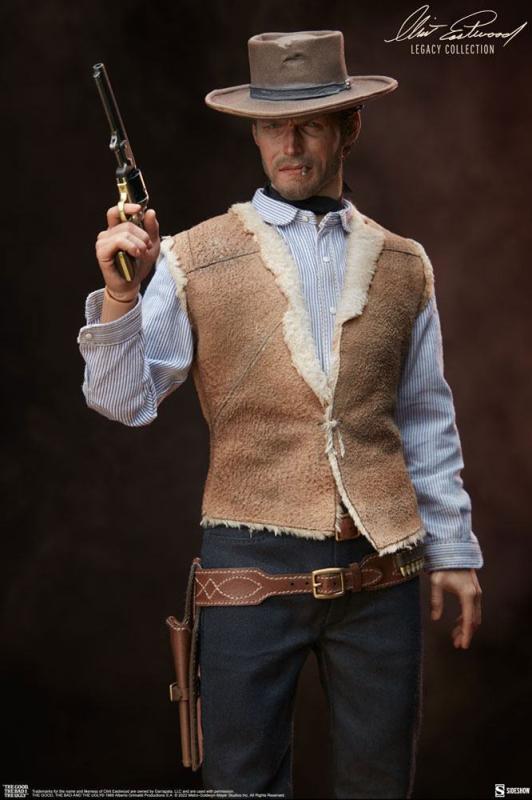 The Good, The Bad and the Ugly Clint Eastwood Legacy Collection Action Figure 1/6 The Man With No Na