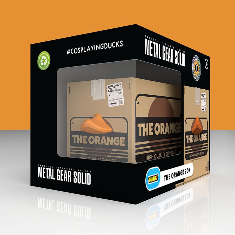 Metal Gear Solid Tubbz PVC Figure The Orange Box Boxed Edition 10 cm 6