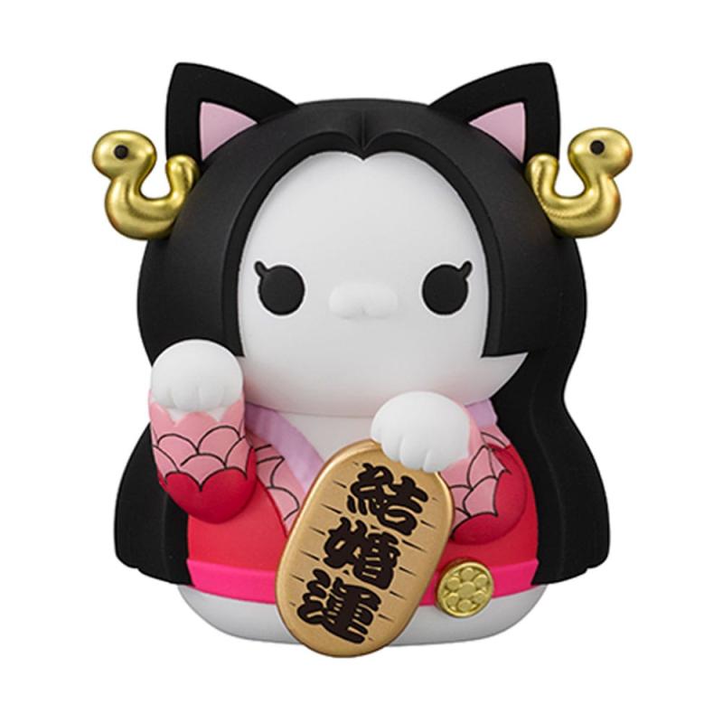 One Piece Mega Cat Project Trading Figure NyanPieceNyan! Beckoning cat Lucky Cat Pirates 7 cm Displa