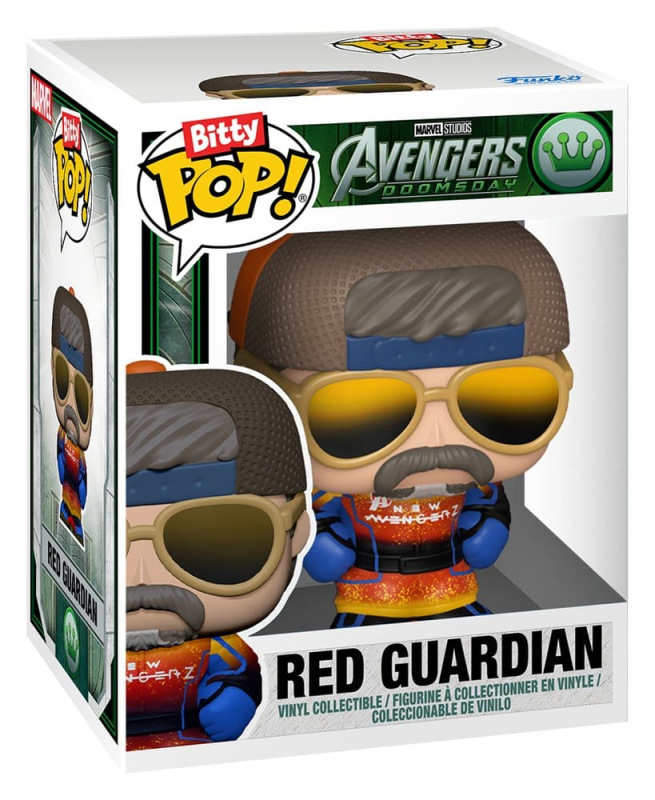 AVD Bitty POP! Towns Vinyl Figure Red Guardian and Avengers Tower 2