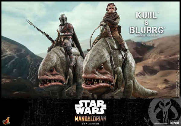 Star Wars The Mandalorian Action Figure 2-Pack 1/6 Kuiil & Blurrg 37 cm 13