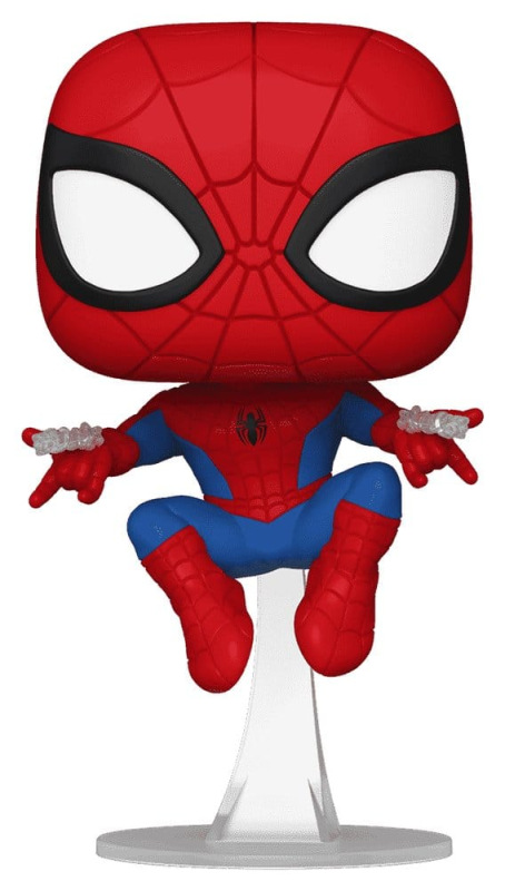 Marvel POP! Comics Vinyl Figure Web Spider-Man (Swinging) Exclusive 9 cm
