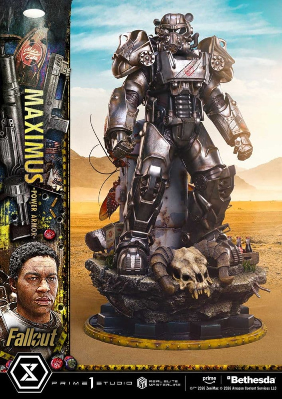 Fallout Real Elite Masterline Statue 1/4 Maximus Power Armor Deluxe Version 67 cm 6