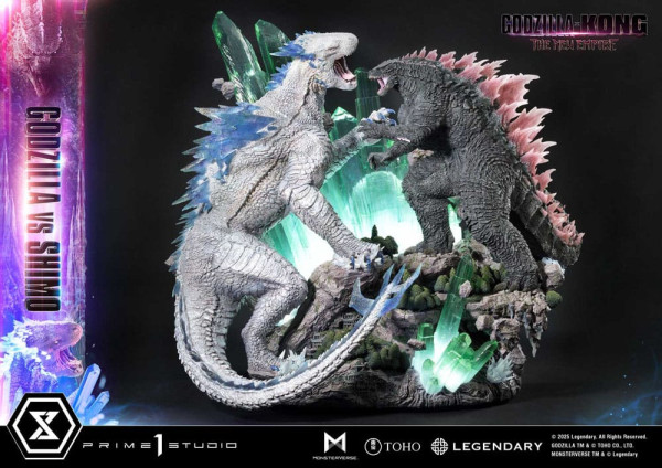 Godzilla x Kong: The New Empire Ultimate Diorama Masterline Series Statue Godzilla vs Shimo 86 cm 8