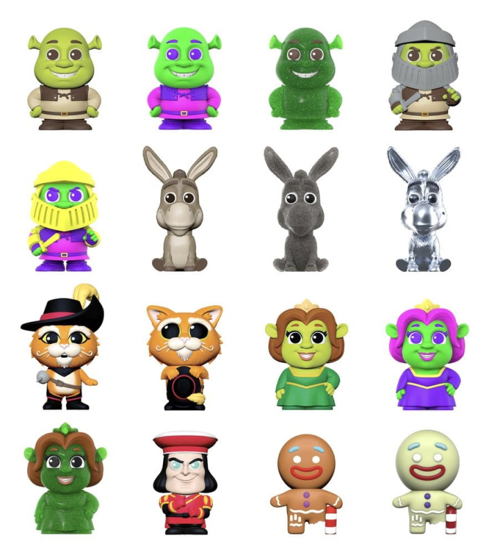 Shrek Fun! Fun! Mini Figures Wave 01 Blind Box Display (9) 2