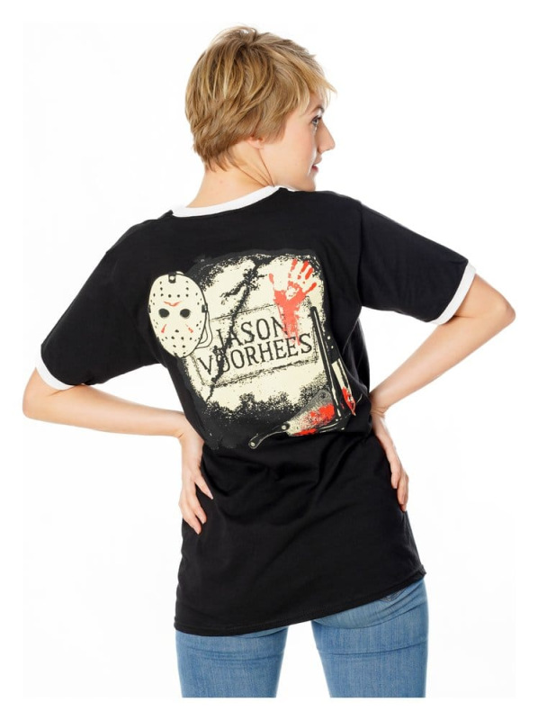 Friday the 13th T-Shirt Life Ring Mask Reverse Size XL 8