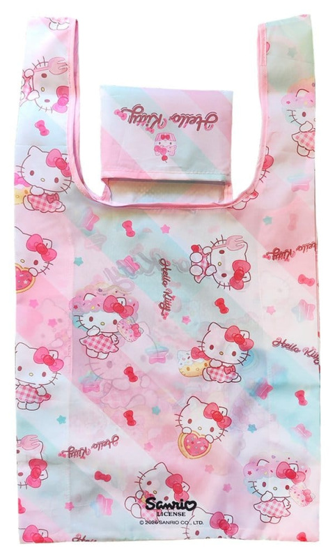 Sanrio Tote Bag Hello Kitty Snack And Sweet Foldable 1