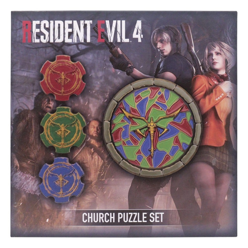 Resident Evil 4 Replica Church Puzzle Medallion Set 8