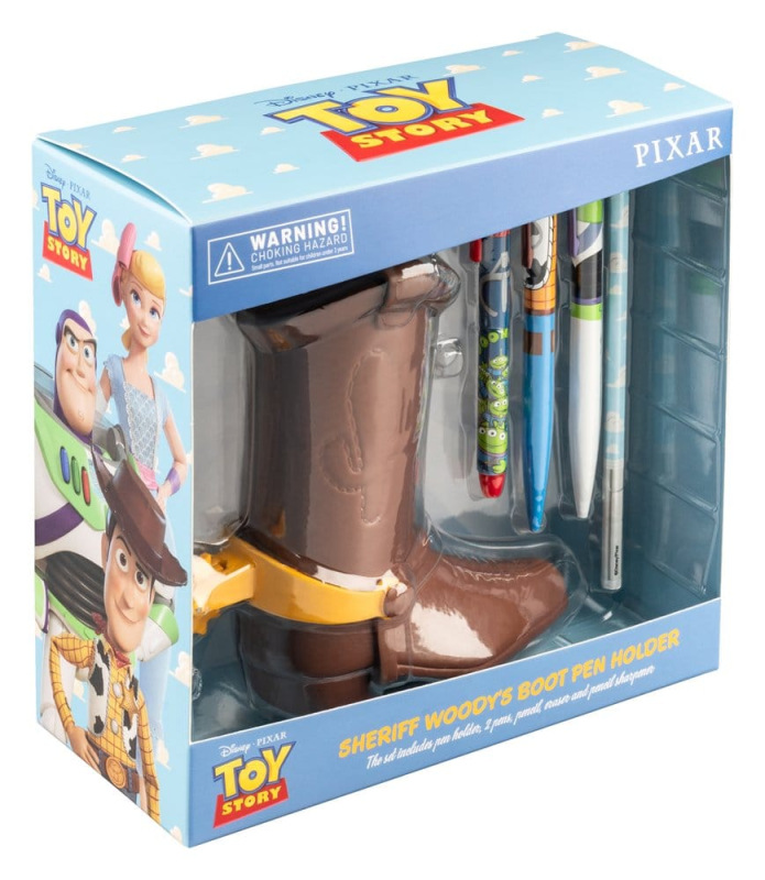 Disney Pixar Toy Story Pen Holder with Stationery Set Woody's Boot 16 cm 6