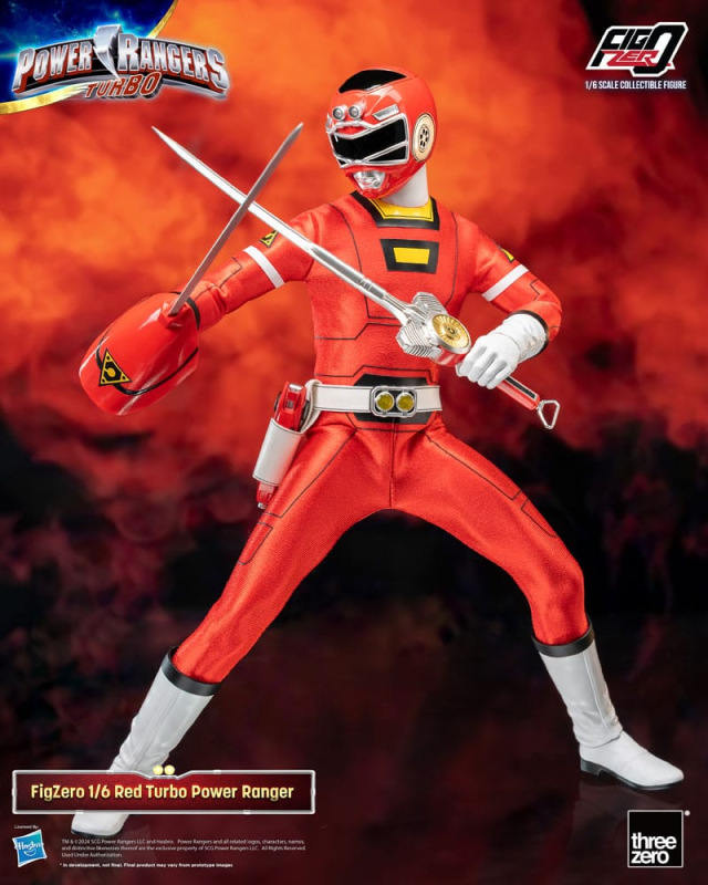 Power Rangers Turbo FigZero Action Figure 1/6 Red Turbo Power Ranger 30 cm 2