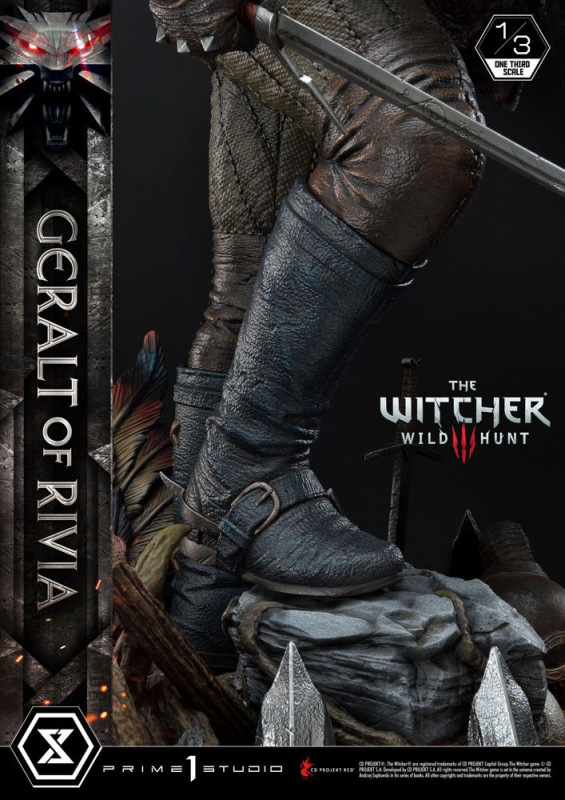 Witcher 3 Wild Hunt Statue 1/3 Geralt von Riva 88 cm 6