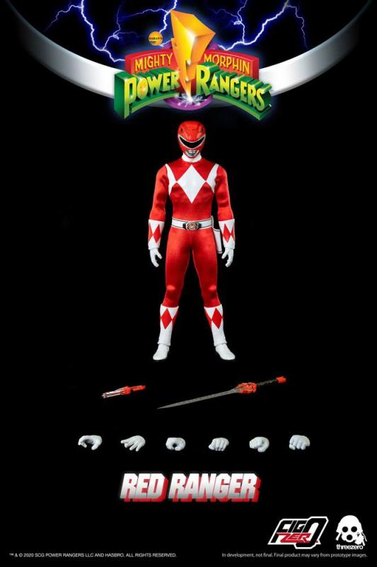 Mighty Morphin Power Rangers: Red Ranger - FigZero  Figure 1/6 - ThreeZero