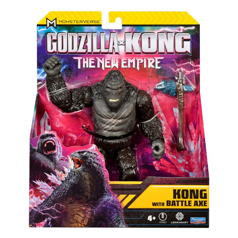 Godzilla x Kong: The New Empire Action Figure Kong with Battle Axe 15 cm 1