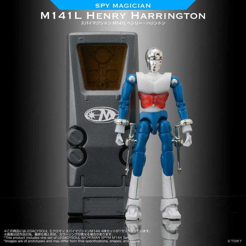 Microman Legacysoul Action Figures 4Pack SPYM M14X Set 7