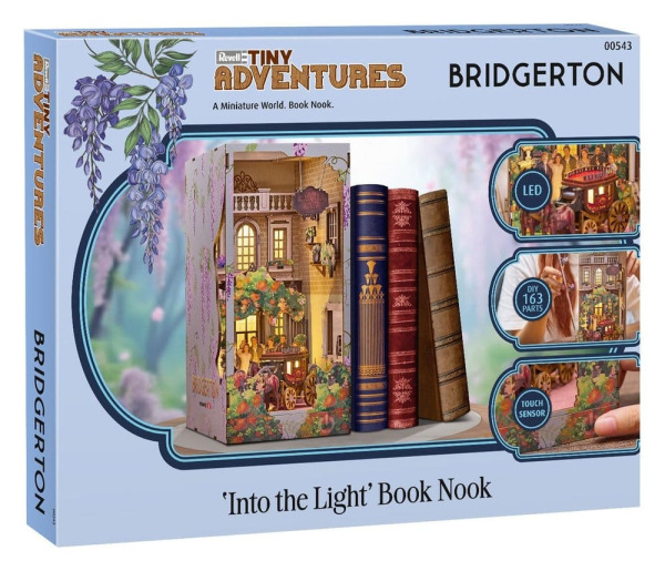 Bridgerton Tiny Adventures Book Nook Mini Diorama Into the Light 18 cm 4