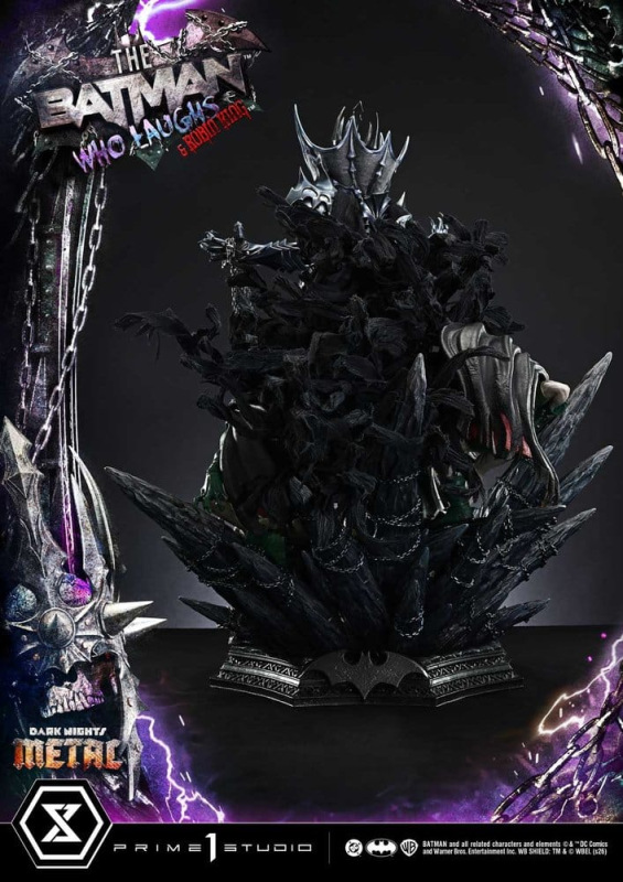 DC Comics Museum Masterline Statue 1/3 Dark Nights: Death Metal The Batman Who Laughs & Robin King 8 7