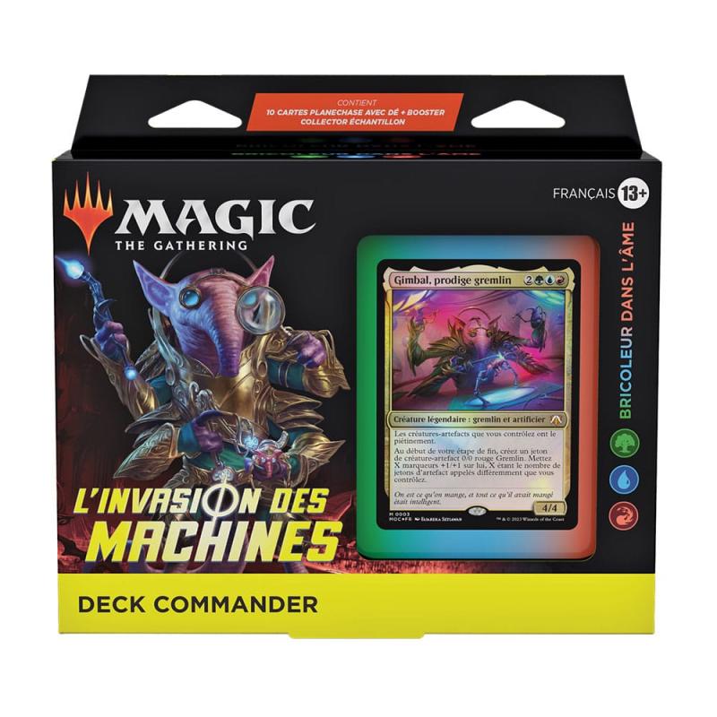 Magic the Gathering L'invasion des machines Commander Decks Display (5) french