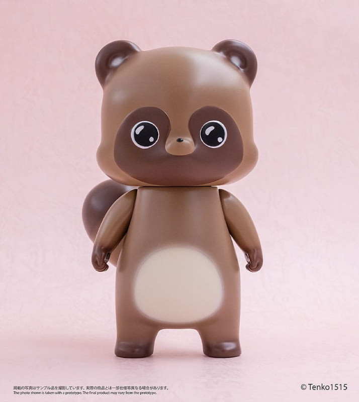 Little Fox with Two Tails Vinyl Figure Chibi Creature Ponkichi 15 cm 1