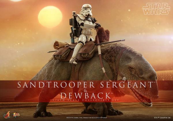 Star Wars Episode IV Action Figure 2-Pack 1/6 Sandtrooper Sergeant & Dewback 30 cm