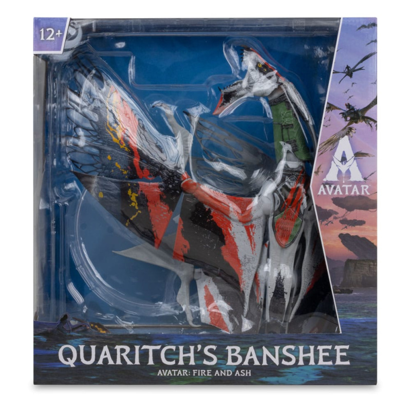 Avatar: Fire and Ash Action Figure Quaritch's new Banshee 8