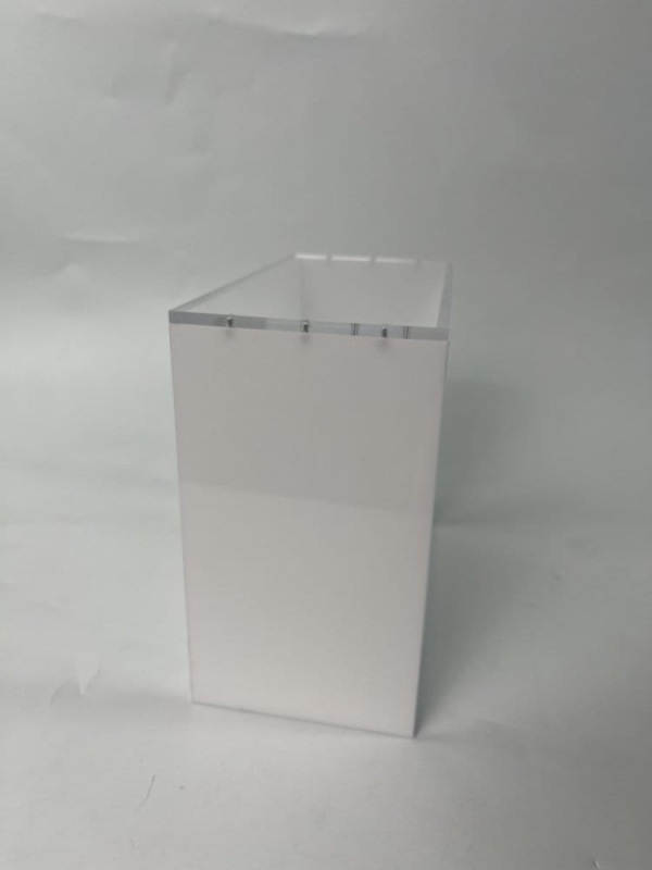 Evoretro Magnetic Acrylic Display Case for ETB with Colored Sides - White 3