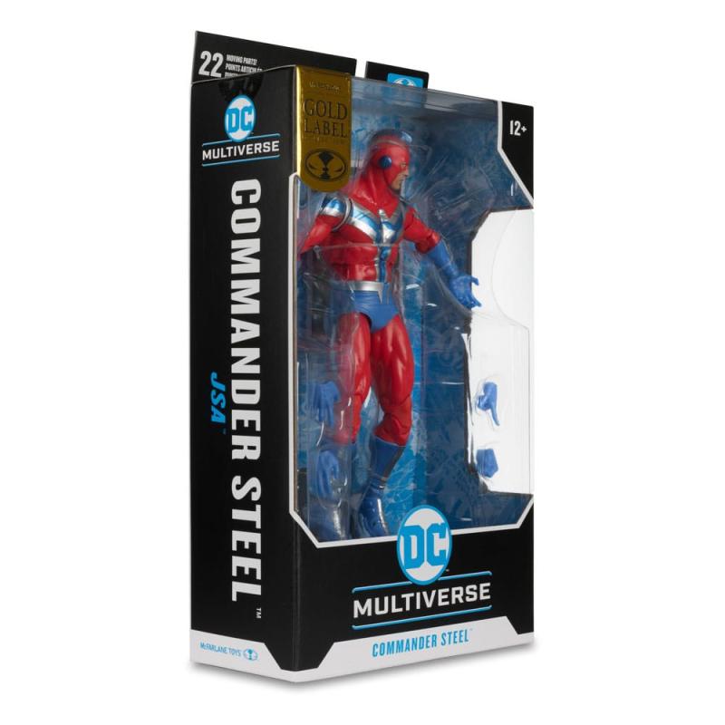 DC Multiverse Action Figure Commander Steel (JSA) (Gold Label) 18 cm