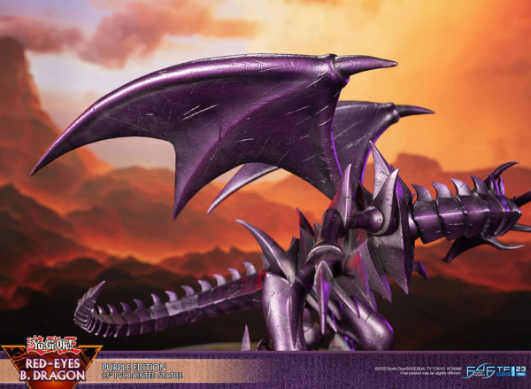 Yu-Gi-Oh! PVC Statue Red-Eyes B. Dragon Purple Colour 33 cm 4