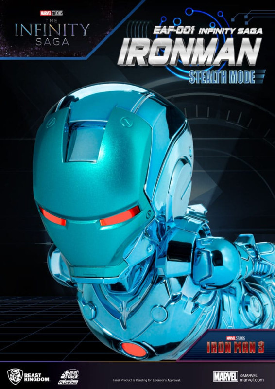 Marvel Egg Attack Floating Figure The Infinity Saga Ironman Stealth Mode 16 cm 4