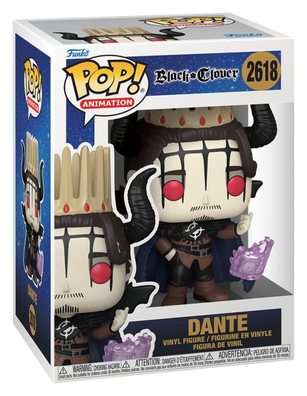 Black Clover POP! Animation Vinyl Figure Dante 9 cm 1