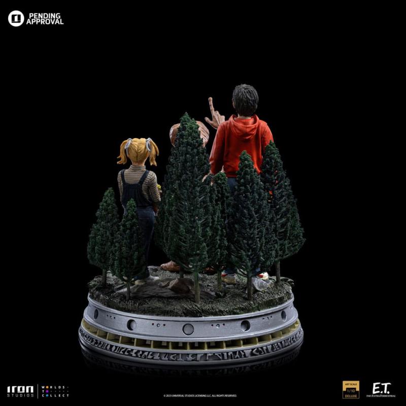 E.T. The Extra-Terrestrial Deluxe Art Scale Statue 1/10 E.T., Elliot and Gertie 19 cm