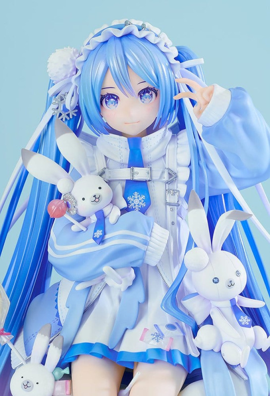 Character Vocal Series 01: Hatsune Miku PVC Statue 1/7 Snow Miku: Yukiiro Pop Ver. 24 cm 4