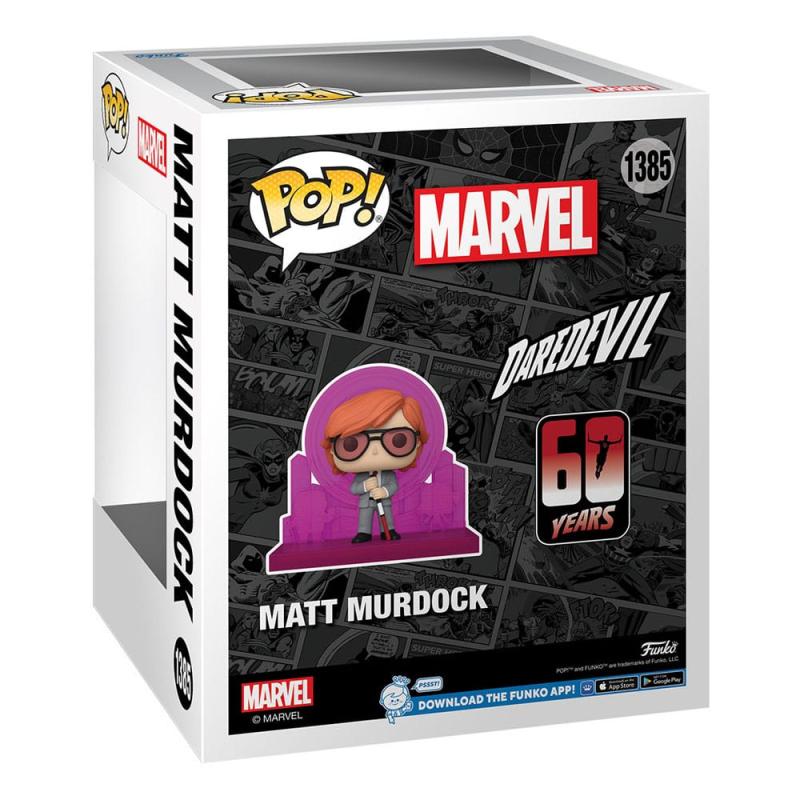 Daredevil 60th Anniversary POP! Deluxe Vinyl Figure Matt Murdock w/ Radar 13 cm