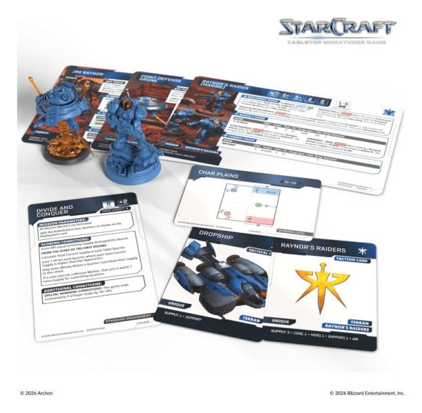 StarCraft TMG Hero Expansion Set Terran: Jim Raynor & Point Defense Drone 4