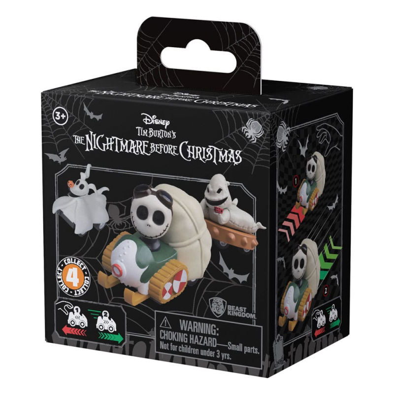 Nightmare Before Christmas Zoom Hero Pullback Vehicles with Figures (Blind Box Ver.) Assortment (12) 1