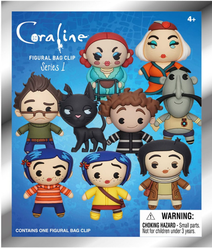Coraline 3D PVC Bag Clips Series 1 Display (24) 1