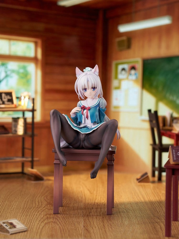 Senren*Banka PVC Figure 1/7 Yoshino Tomotake Animal Ears School Uniform Ver. 21 cm 1