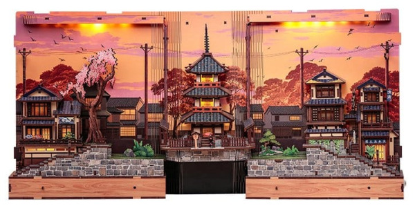 Book Nook Twilight Sakura Path 23 x 12 cm 5