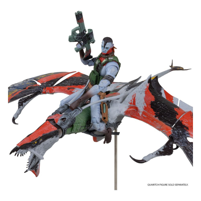 Avatar: Fire and Ash Action Figure Quaritch's new Banshee 3