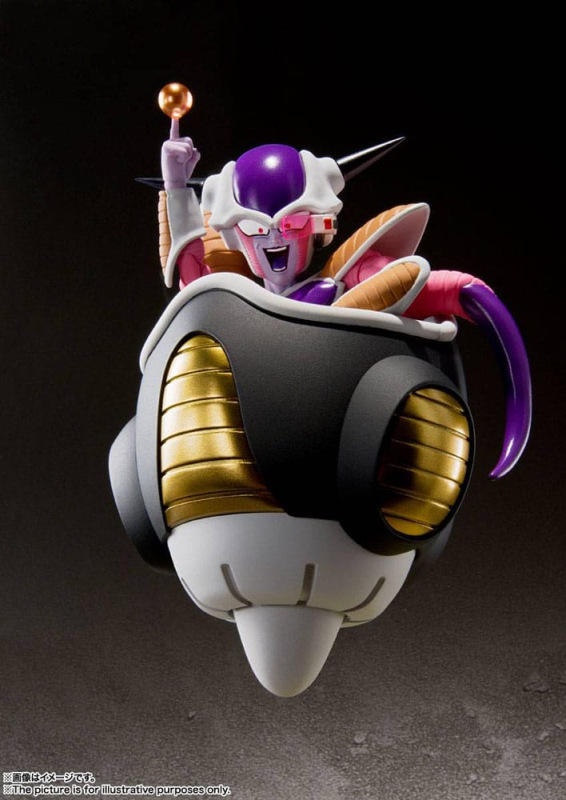Dragon Ball Z S.H. Figuarts Action Figure Frieza (First Form) & Frieza Pod Reissue 11 cm 4