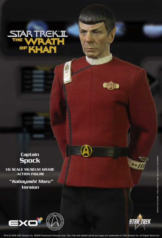 Star Trek: The Wrath of Khan Action Figure 1/6 Captain Spock Kobayashi Maru Version 30 cm 3