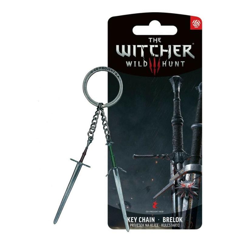 The Witcher III: Wild Hunt Keychain Geralt Two Swords 1