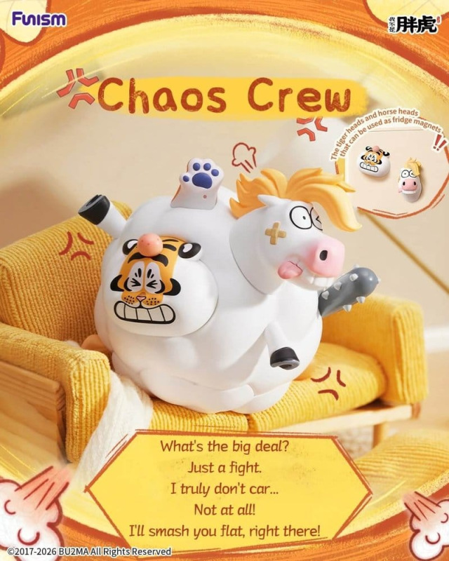 Alexander The Fat TigerBlind Box Mini Figures The Real Crazy Horse Display (8) 6