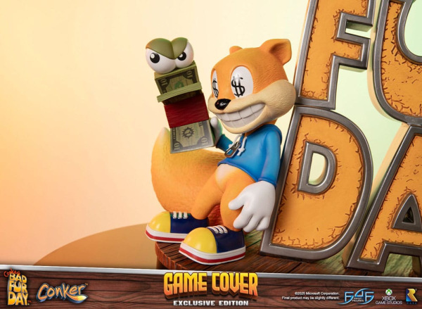 Conker´s Bad Fur Day Statue Game Cover Exclusive Edition 45 cm 10